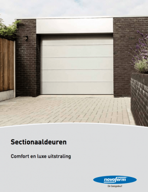 Brochure Novoferm Sectionaaldeuren - Van IJperen Garagedeuren