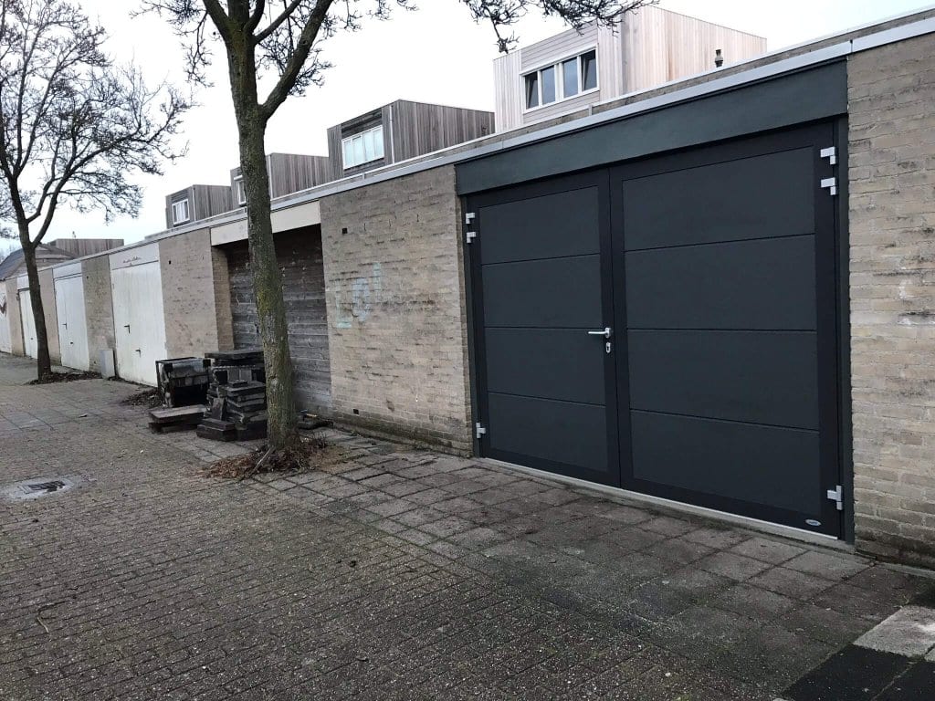 Novoferm Duoport Alphen ad Rijn, horizontaal vlak Satin Dark-Grey, 122018