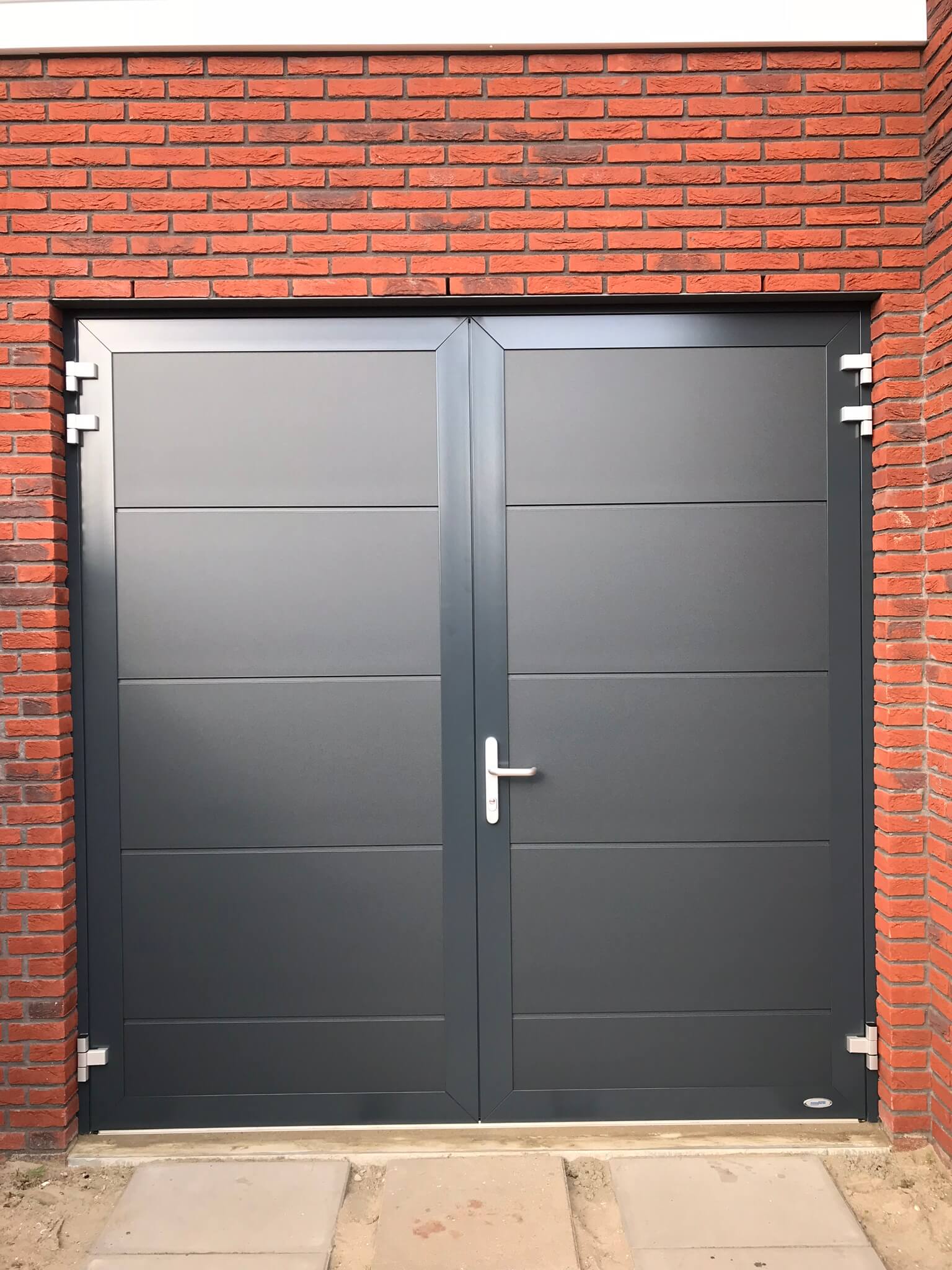 Novoferm Duoport, horizontaal vlak, Satin Dark Grey Bodegraven